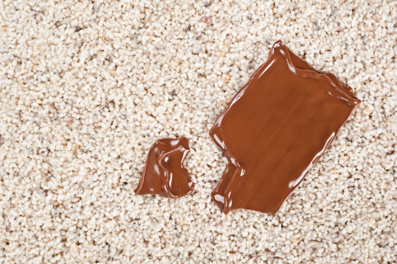 Chocolade honing of jam vloerkleed verwijderen - Vlekkengids - Wool & Wire